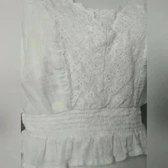 American Eagle Outfitters White Blouse - Picture 4 of 8